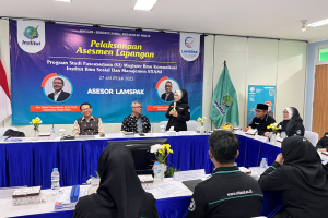 Assesmen Lapangan Prodi Magister Ilmu Komunikasi Bersama Tim Asesor Lamspak
